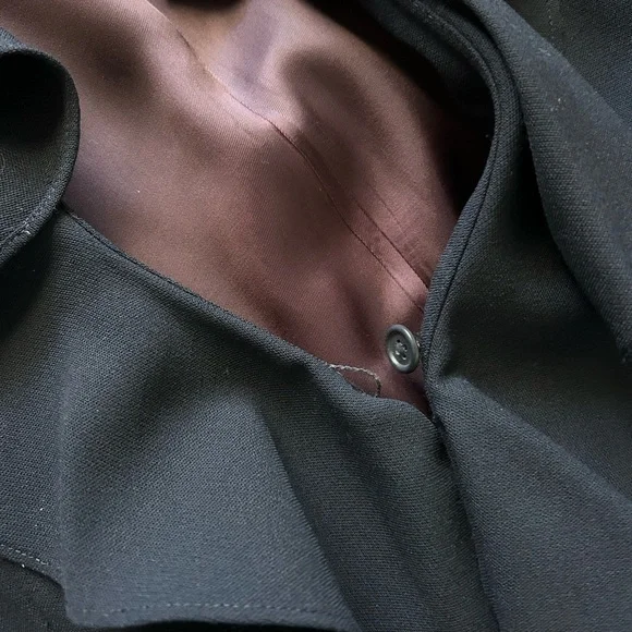 Vintage Lauren Ralph Lauren Navy Blue Blazer 100% Worsted Wool Women’s Size 12 - Picture 6 of 8